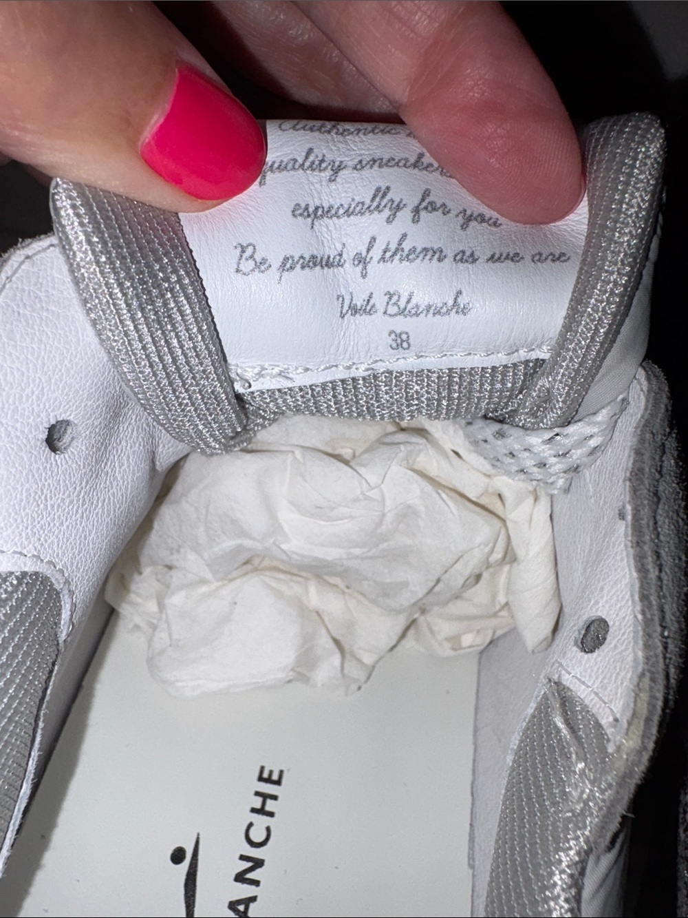 VOILE BLANCHE Lana Fresh Metallic Sneaker in Silver Grey - Picture 10 of 16